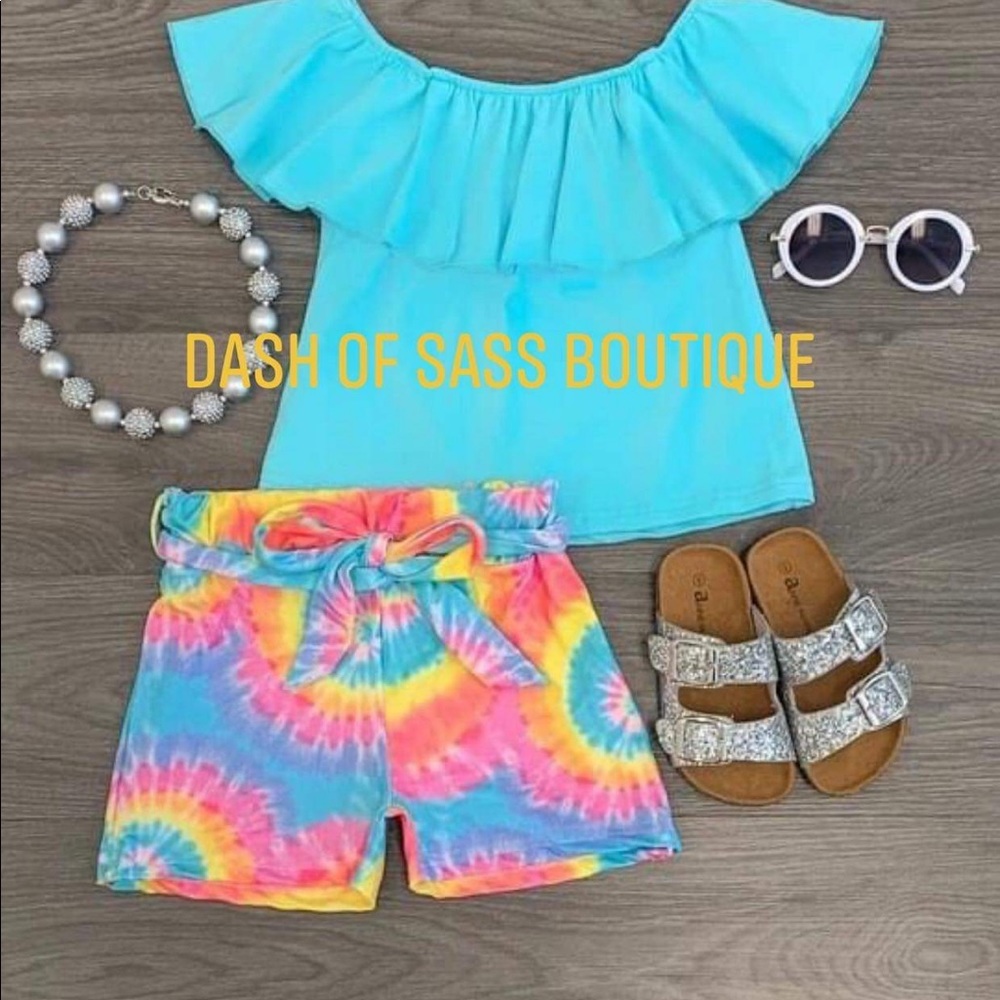 Tie dye short set